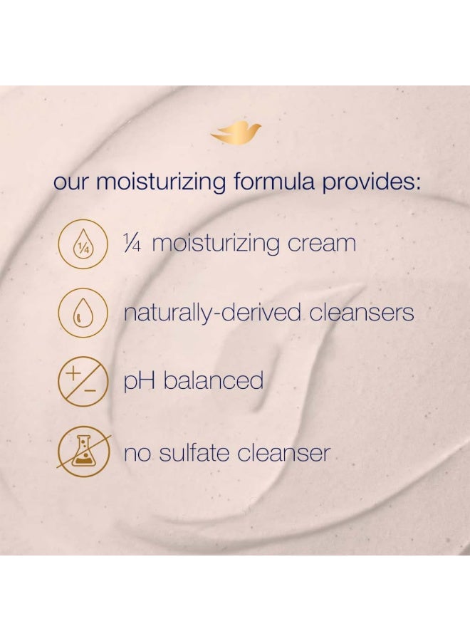 Dove Exfoliating Body Polish Scrub for Silky Skin Oatmeal & Calendula Oil Body Scrub Exfoliates & Gives Lasting Nourishment 10.5 oz - Image 4